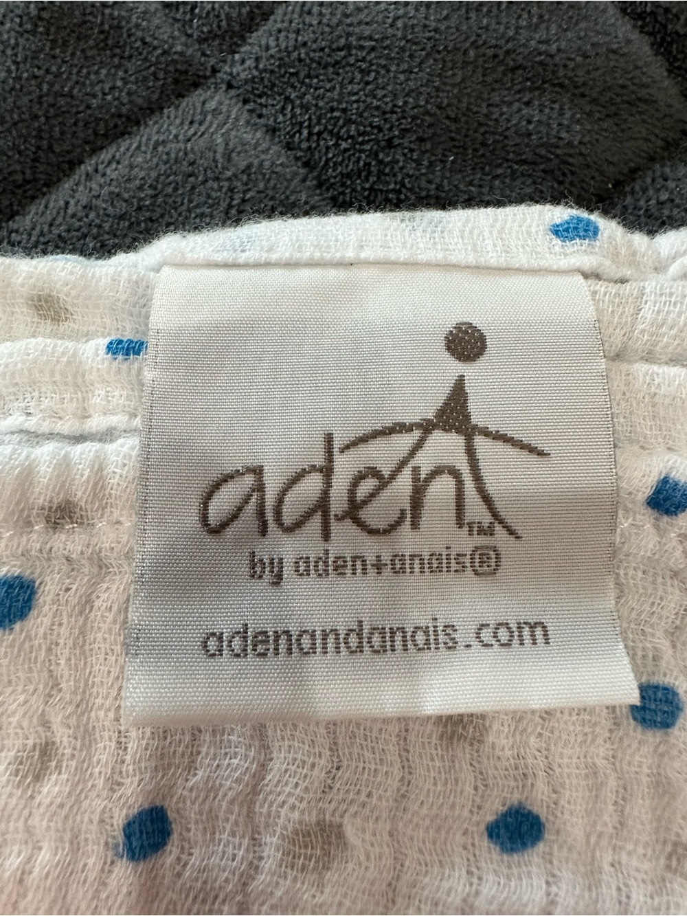 aden + anais Blue and White Muslin Swaddle Blanket Set - 4 Pack - Picture 6 of 6